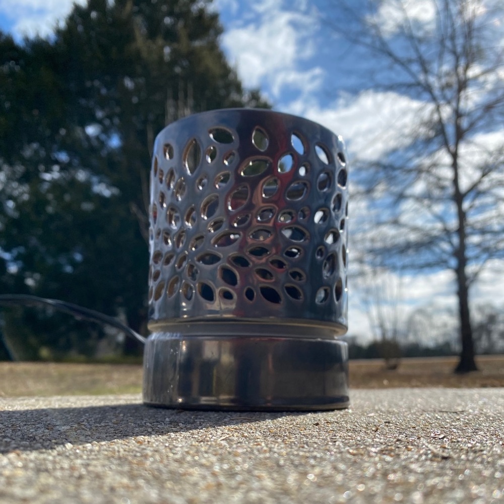 Pewter Leaf Fragrance Warmer